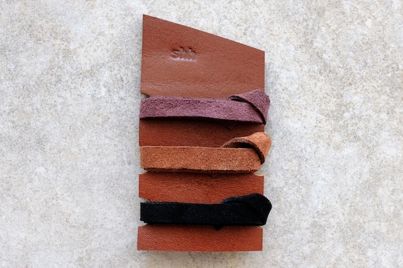 Hairbands made of supple suede