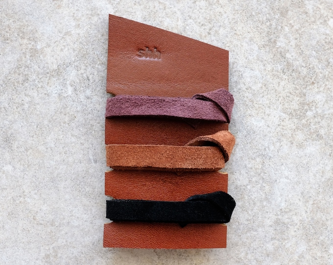 Hairbands made of supple suede