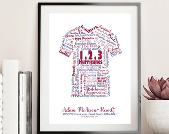 Personalized Reasons We Love You Football Shirt Print: Milestone Birthday Gift