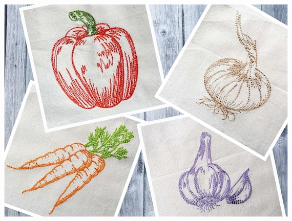 Vegetable Embroidery Work Jacket