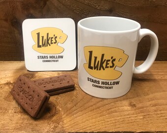 Luke's Diner Coffee Mug Gilmore Girls Tea Stars Hollow Connecticut TV Show Cup Luke's Diner Coffee Mug Gilmore Girls Tea Stars Hollow Connecticut TV Show Cup