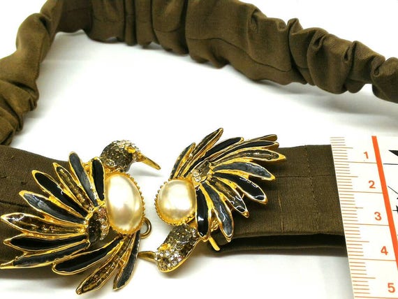 Gold and black hook. Blue Gold