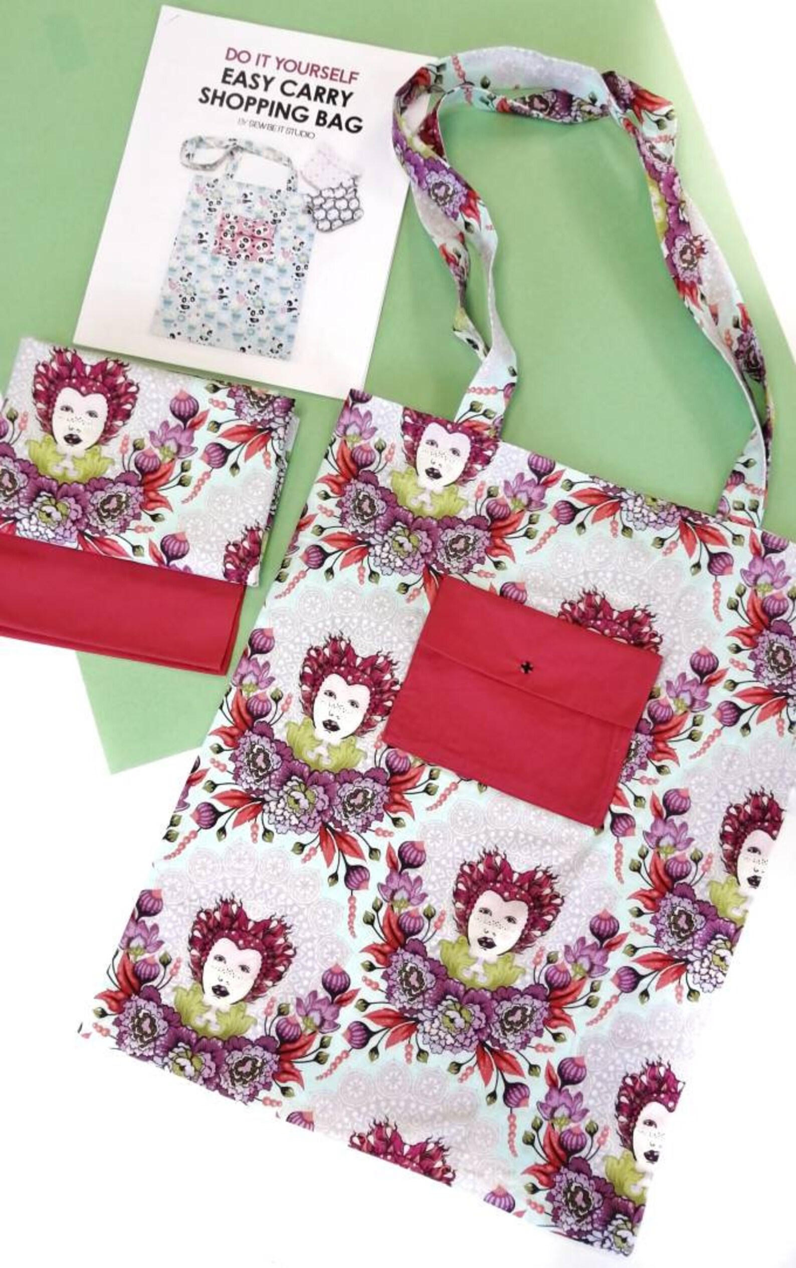 Tote Bag Making Kit Sewing kit DIY shopping kit Sewing Etsy