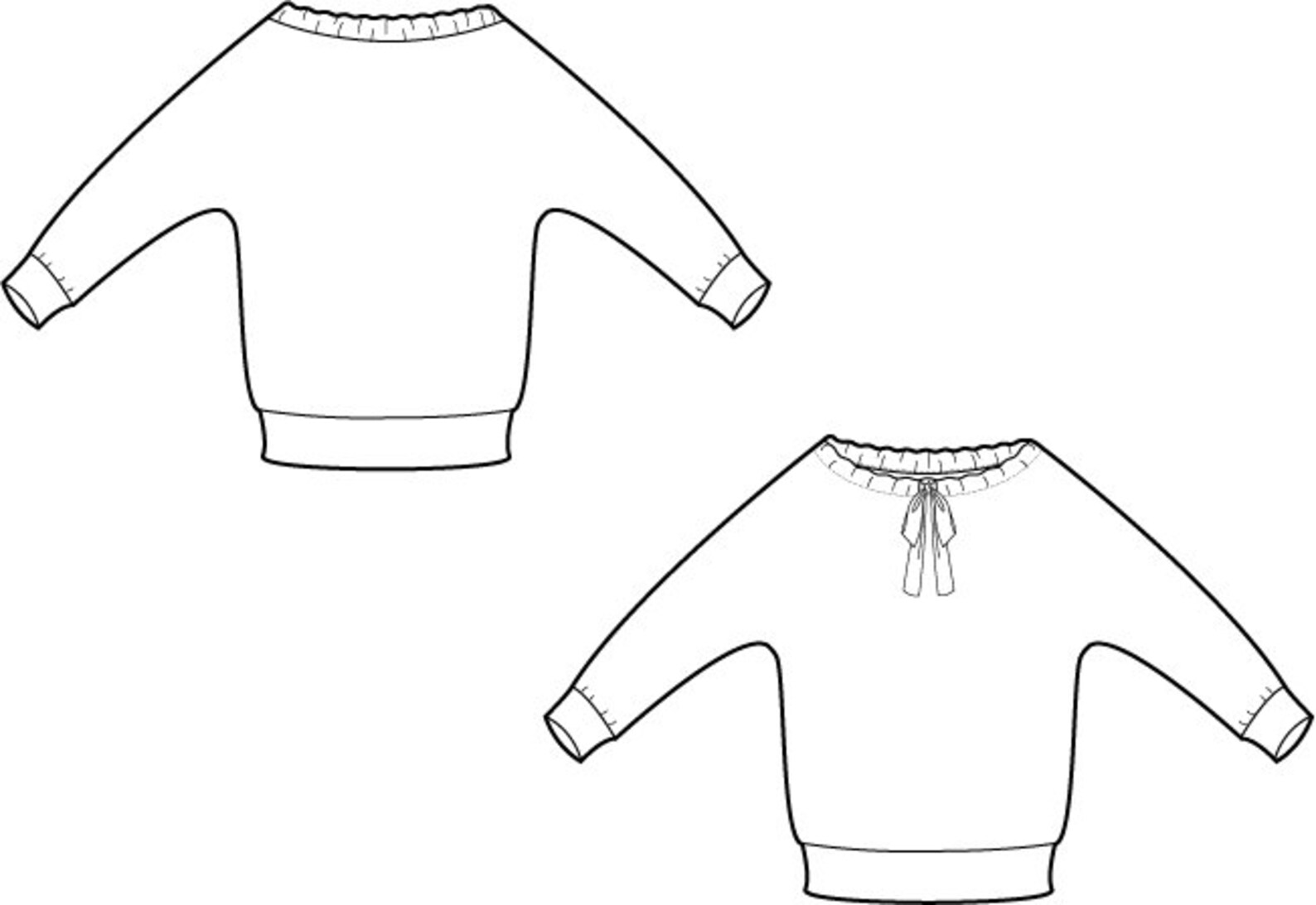 Sweater Pdf Sewing Pattern. Digital Download. Women Sewing | Etsy
