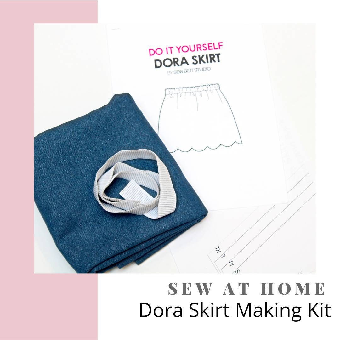 Skirt Making Kit Sewing kit DIY Skirt Kit Sew at home Etsy