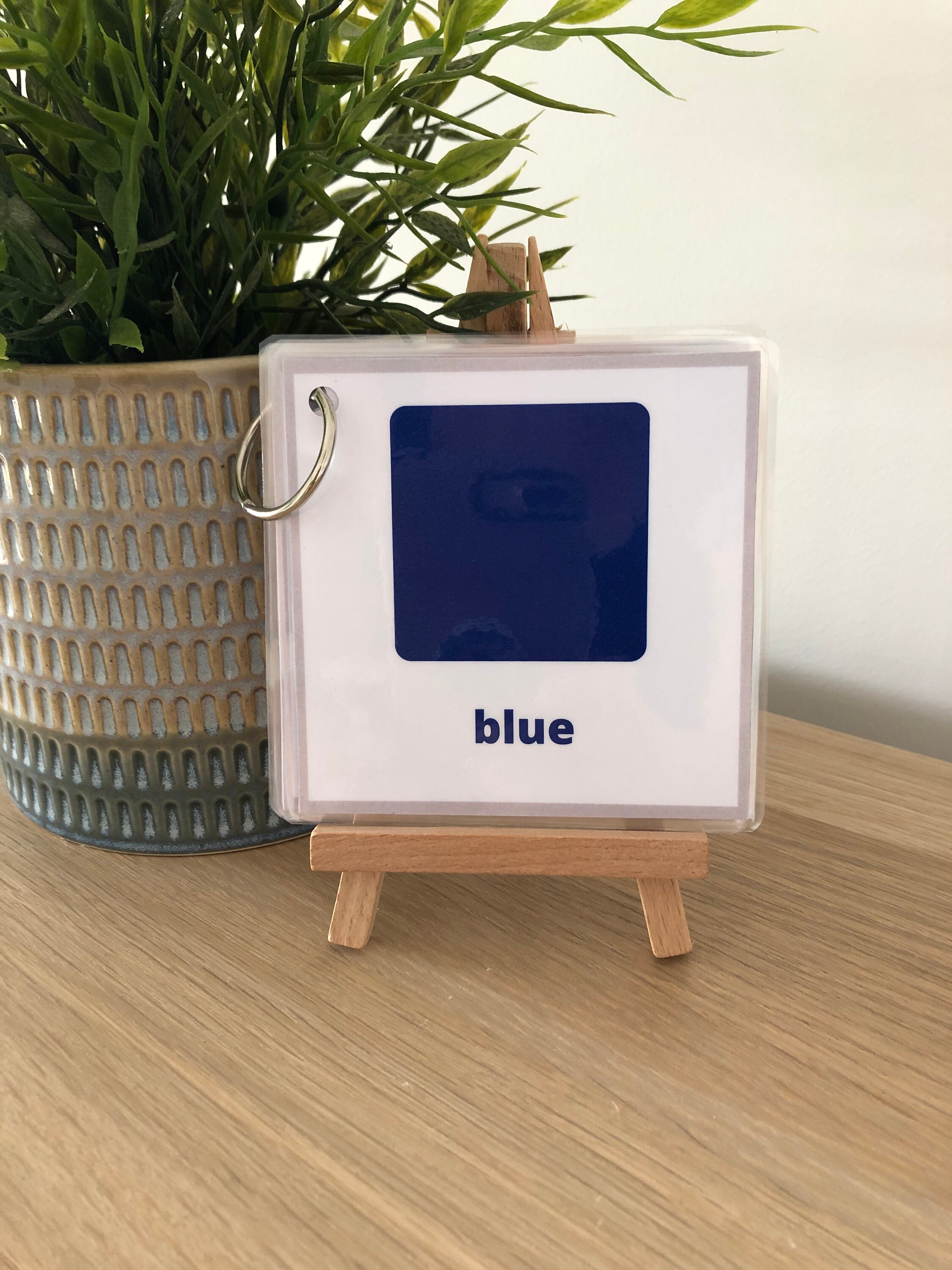 Printable Colour Flashcard Ring Toddler Etsy