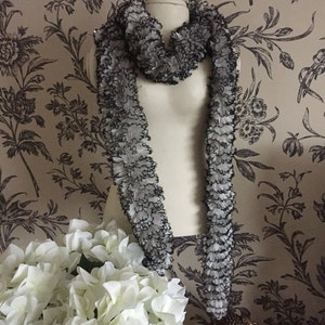 Handmade sequin scarf