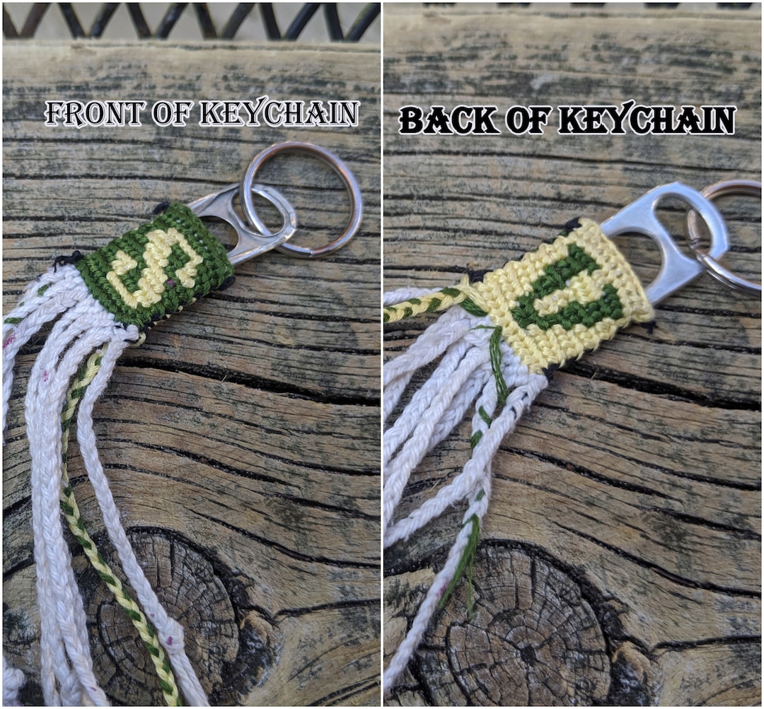 Custom Doubled-sided Monogrammed Keychain - Etsy