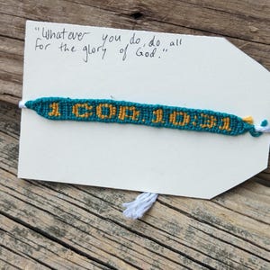 1 Cor. 10:31. A Faith Based Bracelet