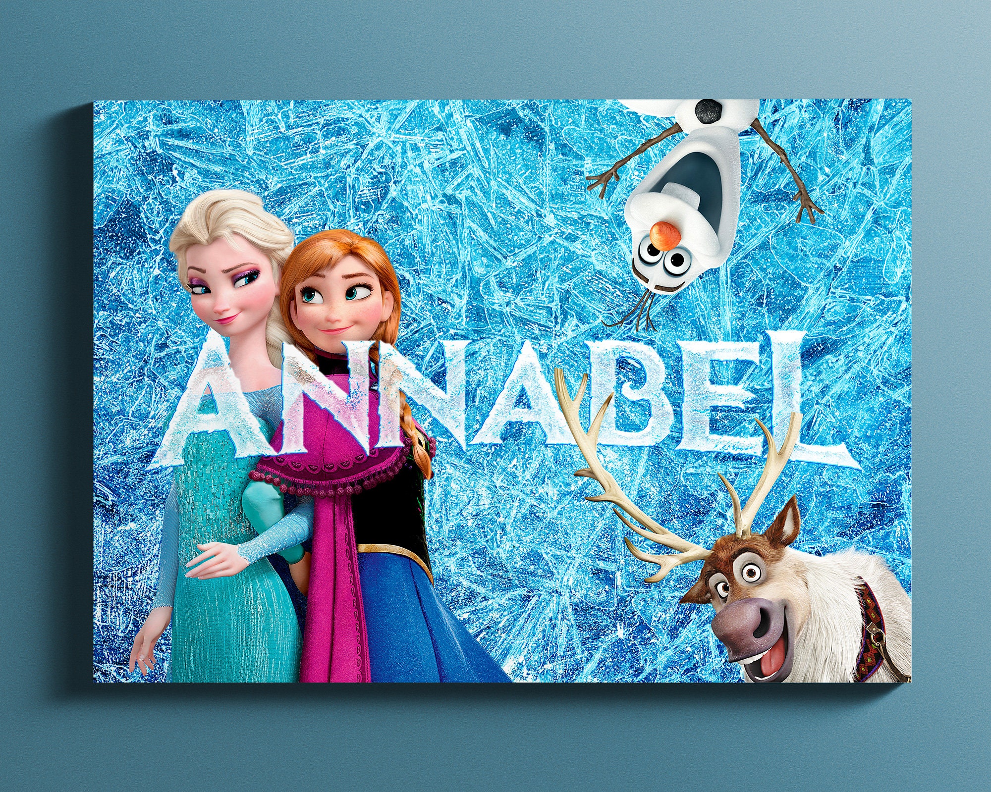 Disney Frozen Printable Art / Personalized Frozen Name Print / Etsy