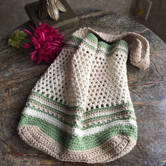 etsy crochet market bag