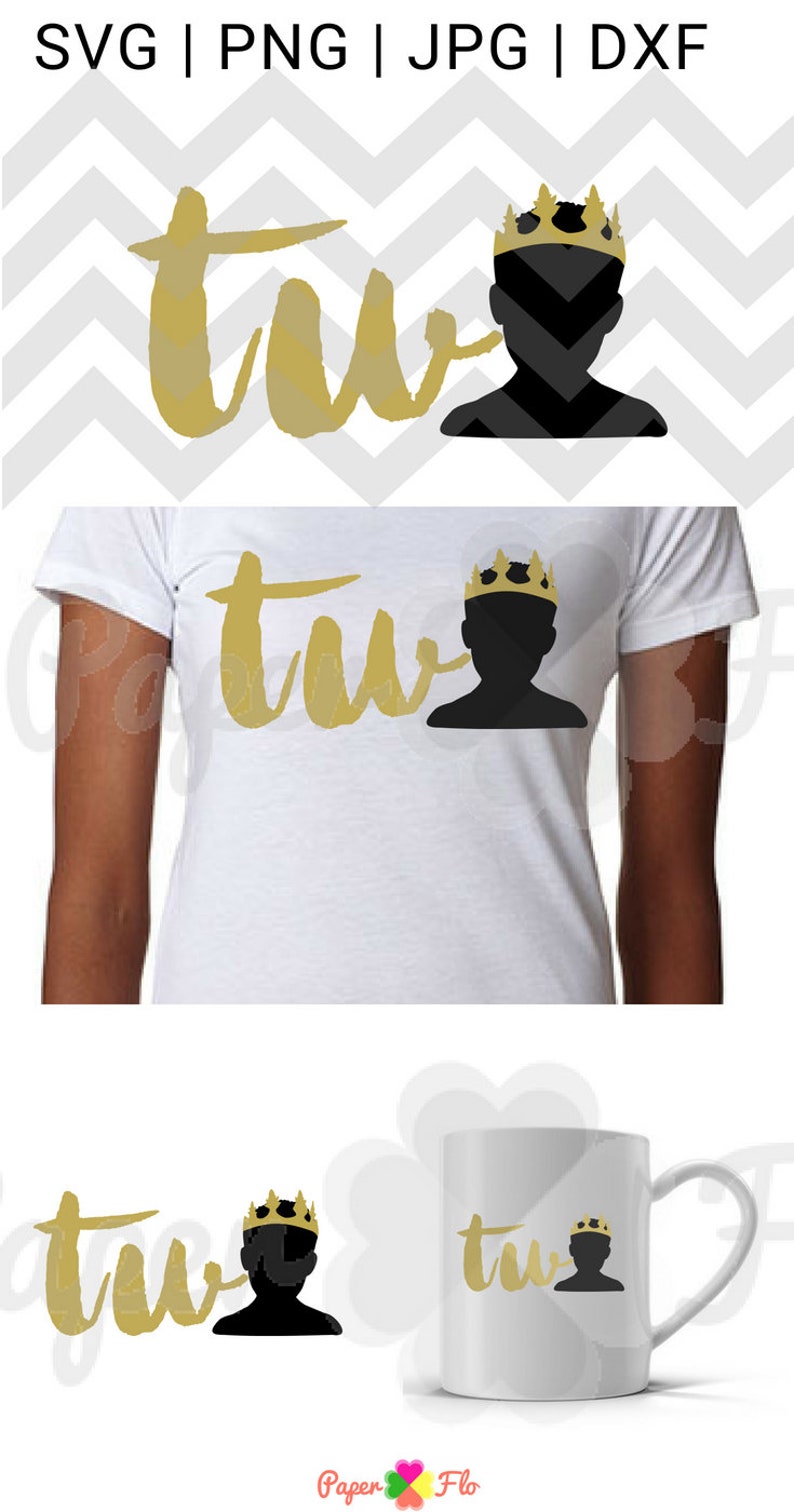 Download Birthday two crown boy SVG cut file JPG file prince crown ...