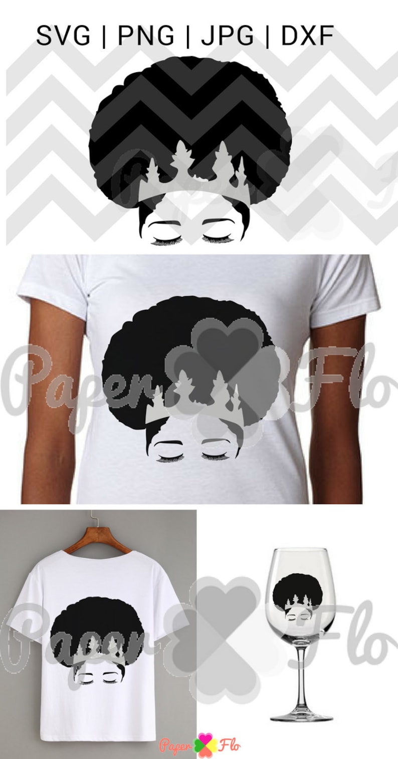 Download Afro SVG melanin svg silver crown afro cut file natural ...