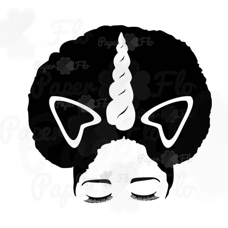 Download Afro unicorn SVG unicorn puff svg unicorn eyelashes ...
