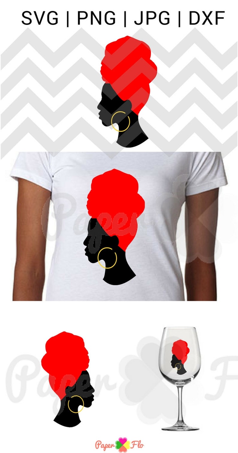 Download Headwrap SVG Silhouette clip art black woman head wrap jpg ...