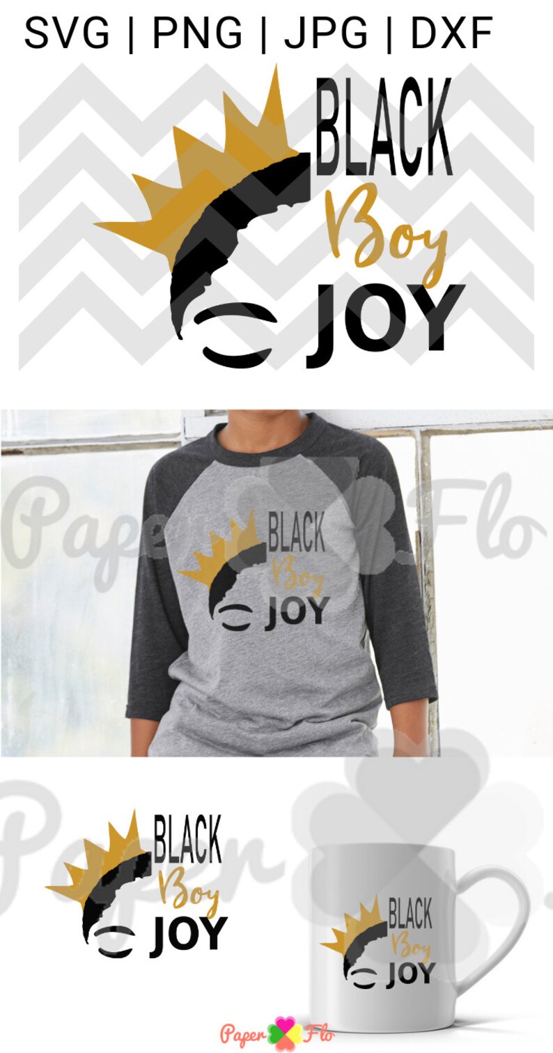 Download Black Boy Joy SVG Cut Files | Etsy