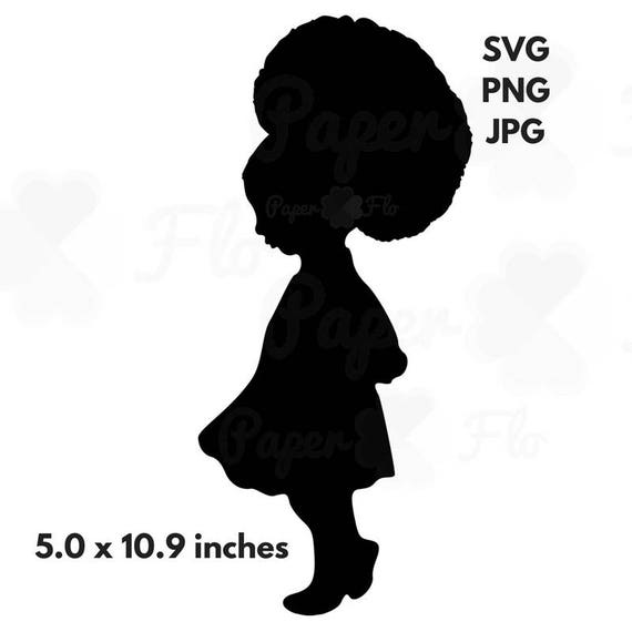 Download Little Girl Afro SVG girl afro puff svg black princess ...