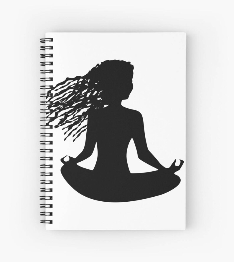 Download Meditation SVG silhouette yoga clip art dreadlocks svg files | Etsy