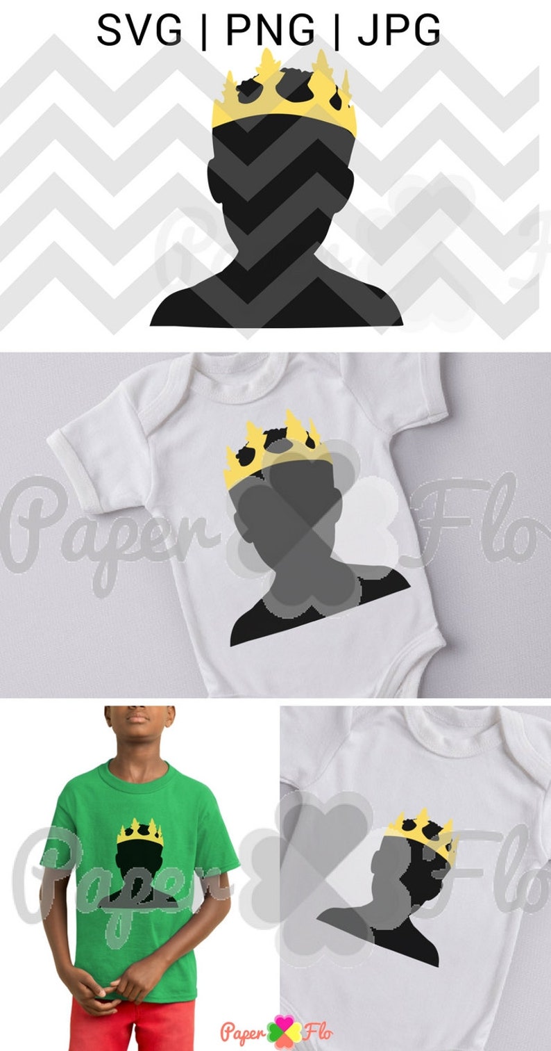 Download Black Prince SVG prince crown svg boy clip art black african | Etsy