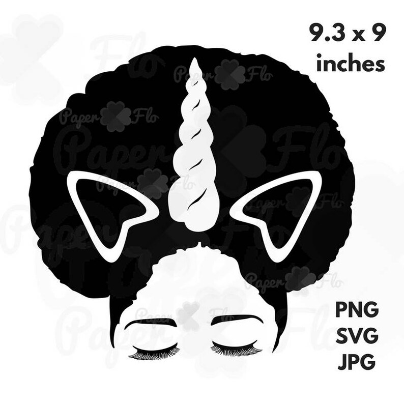 Free Free Unicorn Afro Svg 340 SVG PNG EPS DXF File