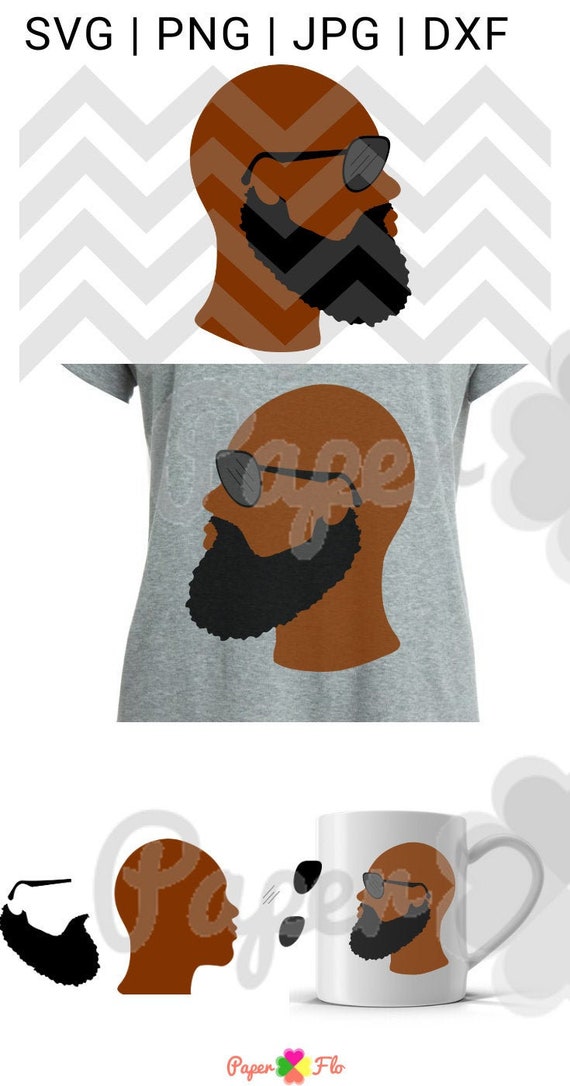 Download Clip Art Art Collectibles Gold Crown Svg Beautiful Black King Svg File Black King Silhouette Svg Computer Drawing Svg Bald Man Svg Black Bald King With Beard Svg