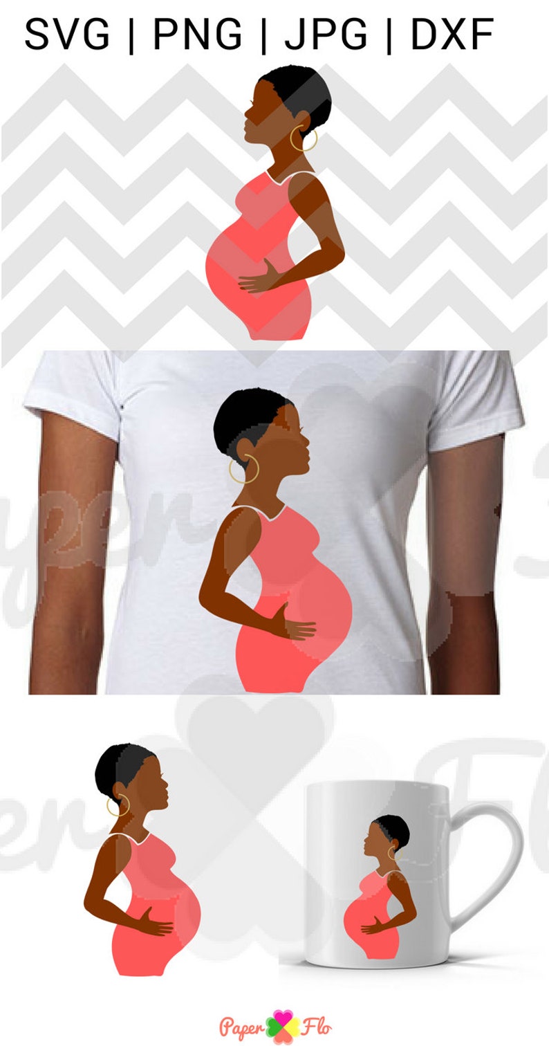 Download Silhouette pregnant woman svg cut file pregnancy baby bump svg | Etsy