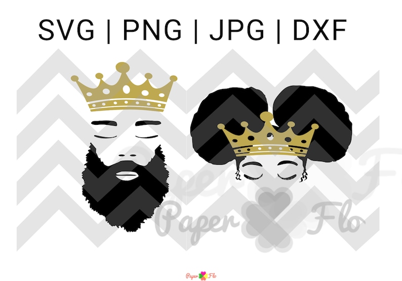 Daddy and daughter crown svg, father daughter svg, daddy and me svg, black dad shirt svg cutting files, king and princess svg, black father image 1