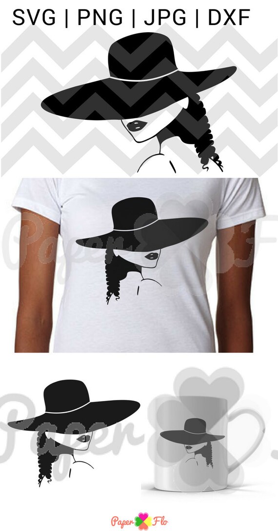 Download Black woman clipart black woman png hat lady svg | Etsy