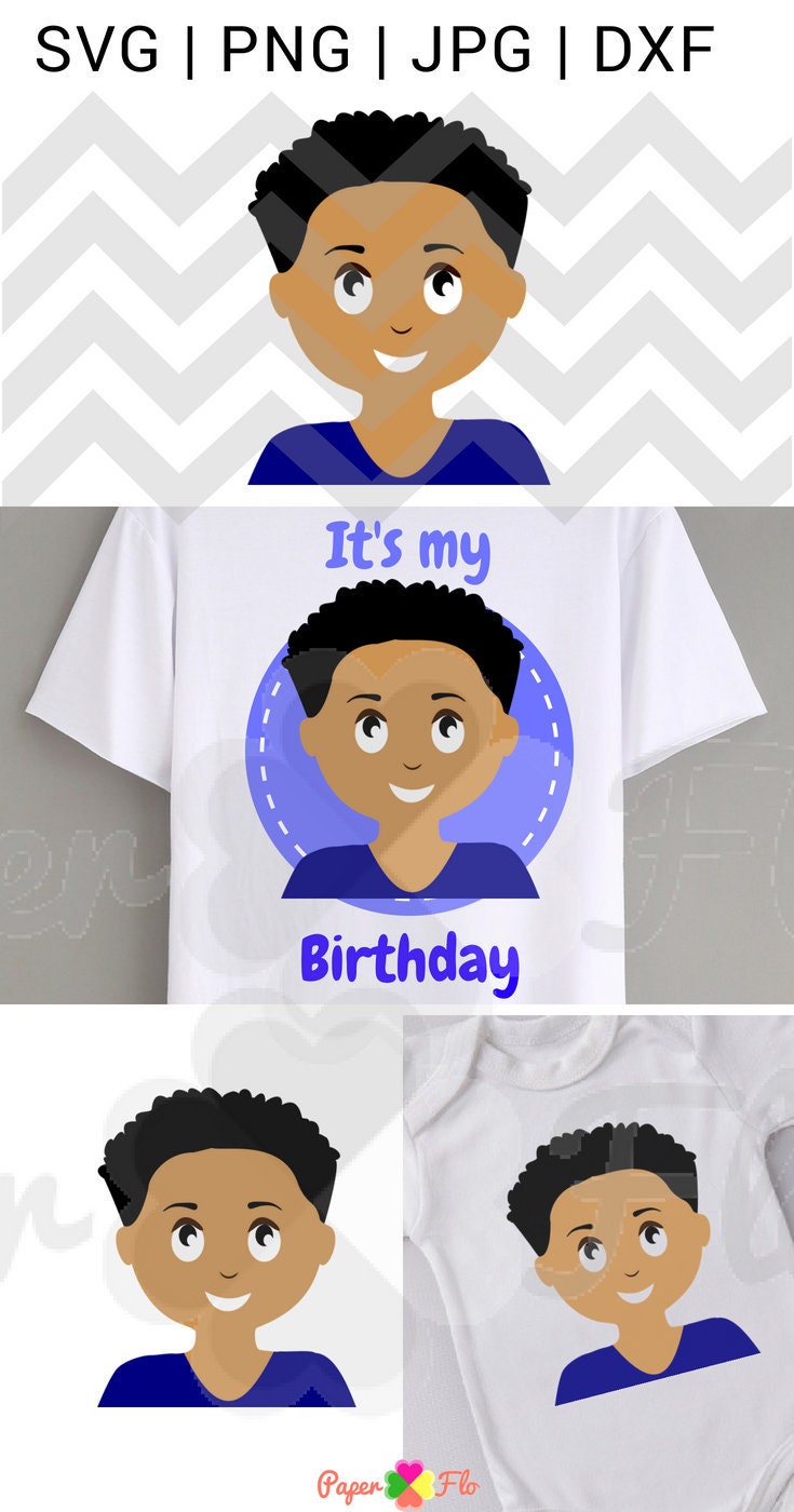 Download Medium Skin Boy Blue Shirt SVG Prince crown svg files black | Etsy