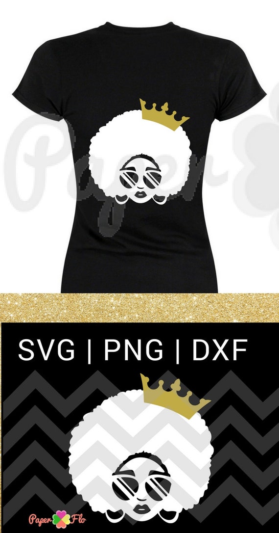 Download Afro lady sunglasses crown SVG afro svg lips svg face clip ...
