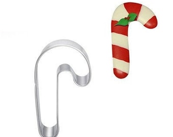 Candy Cane Cookie Cutter Stainless Steel Cookie Mold Pastry Baking Molds 60 x 36mm