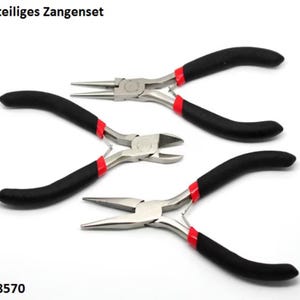 Zangenset, Kettelzangen,Flachzagen,Seitenschneider,Kneifzange