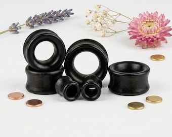 Tunnel, Flesh Tunnel, Plug, Earring, Wood, Black