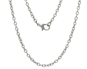 Chain, chain, chain, 62 cm, silver