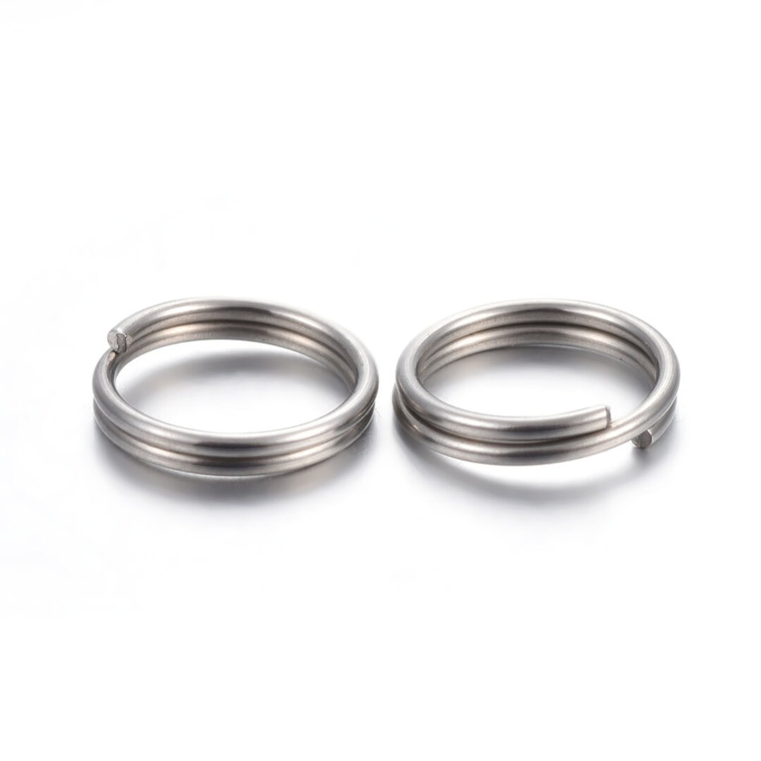Jump Rings, Connecting Rings, Stainless Steel, Split Rings, 5 Mm, 12 Mm ...