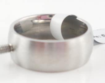 Ring for interchangeable jewellery, stainless steel, size 56