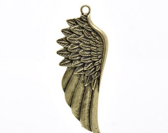 10 pendants, XXL, wings, angel, feather