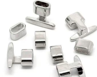 5 Verschlüsse,  Hakenverschluss, Schmuckverschluss, silber