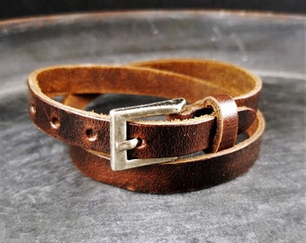 leather strap, leather bracelet, wrap bracelet,