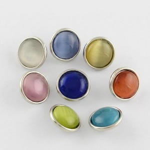 5 Stück Buttons,Set,  Druckknopfbutton,Gr. S,  Petite,