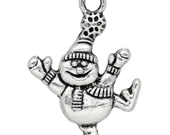 10 pendants, jewelry pendants, snowman, winter, Advent, Christmas,