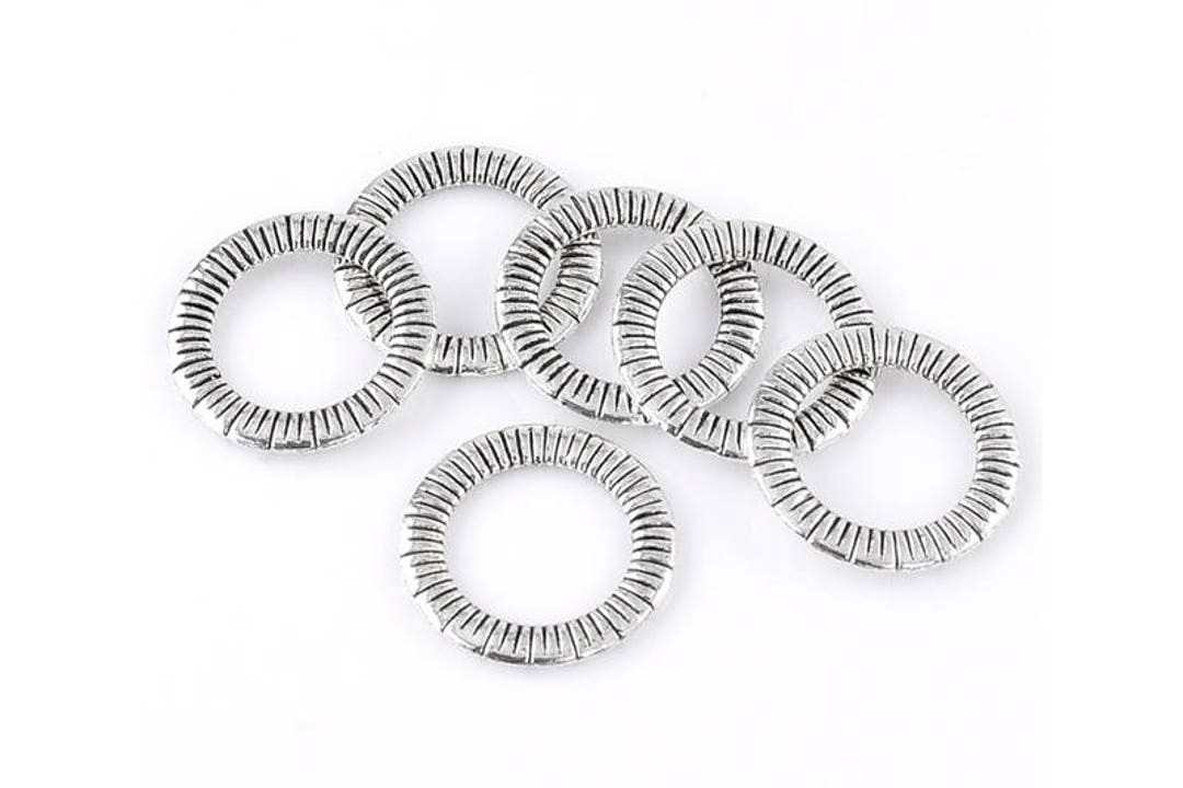 20 Rings, Connecting Rings, Silver - Etsy