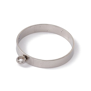 3 pendenti, montature, acciaio inossidabile, castone