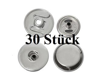 30x snap fastener, button, snap fastener button, size L, buttons, button