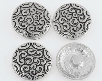 Snap fastener, button, snap fastener button, silver