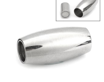 Stainless steel magnetic clasp, clasp, jewelry clasp, silver