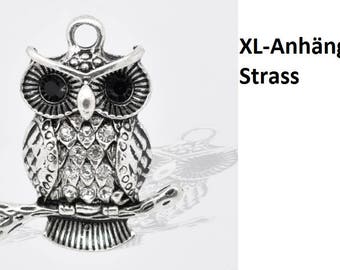 XL owl, owls, owl pendant, pendant, jewelry pendant,