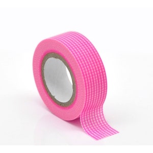 2x 10m Masking tape, Klebeband, Streifen, Karo, rot, pink, lila, basteln, verzieren, Karten kariert pink