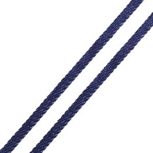 5 meters denim ribbon, ribbon, decorative ribbon, blue, jeans, 5 mm wide