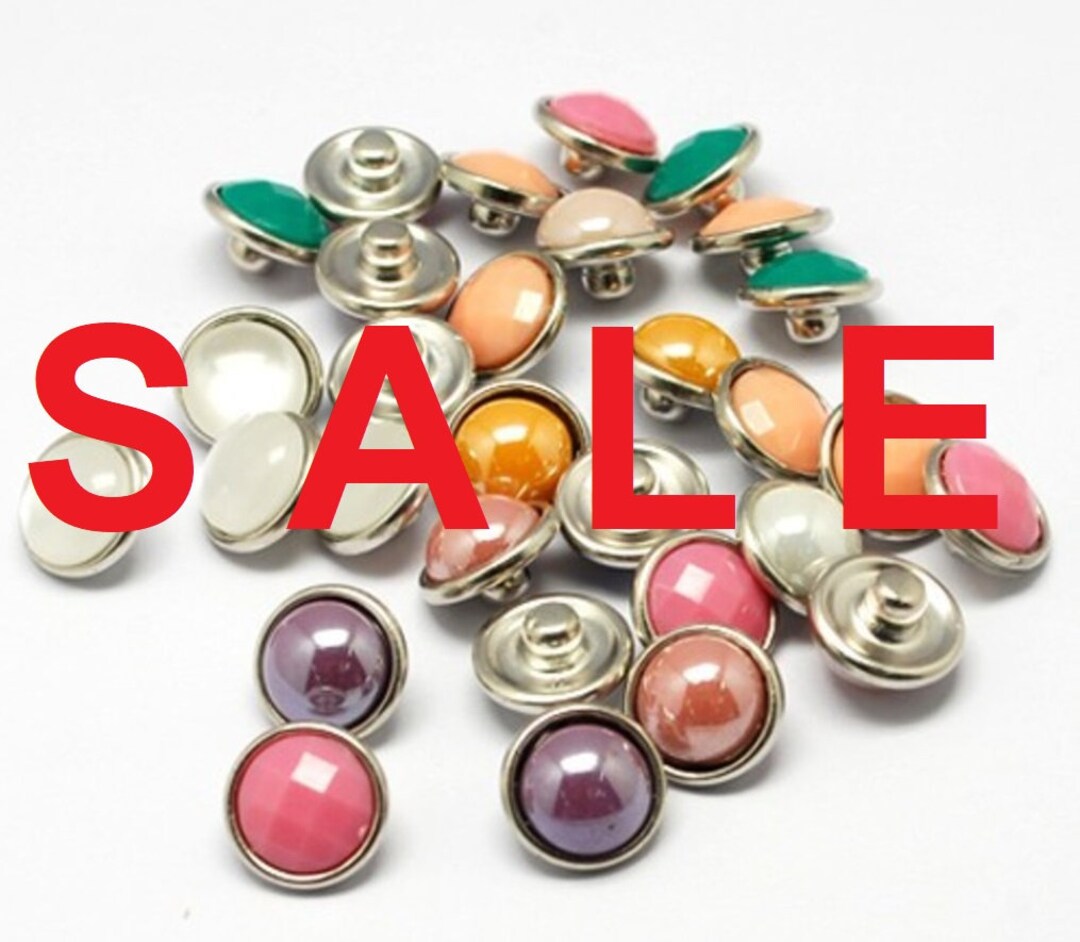 SALE 5 Piece Snap Fastener Set Snap Fasteners Button Snap Etsy UK